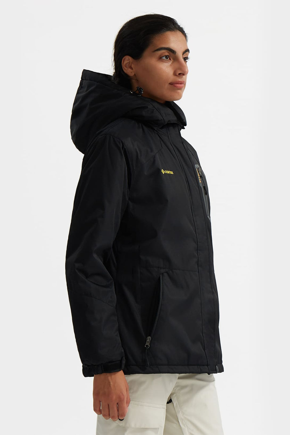 GEMYSE Women's Ski Snow Jacket Warm Winter Waterproof Coat Snowboard Rain Jacket Hooded Windproof Windbreaker