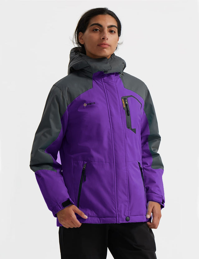 GEMYSE Women's Ski Snow Jacket Warm Winter Waterproof