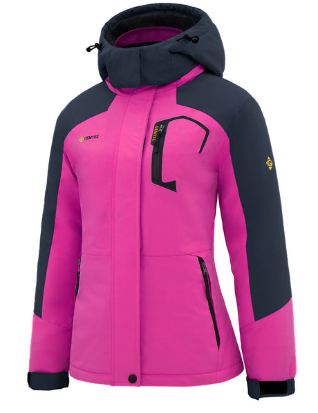 GEMYSE Women's Ski Snow Jacket Warm Winter Waterproof