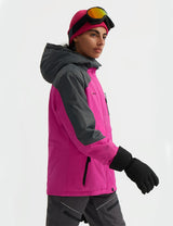 GEMYSE Women's Ski Snow Jacket Warm Winter Waterproof