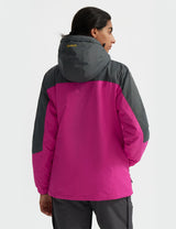 GEMYSE Women's Ski Snow Jacket Warm Winter Waterproof