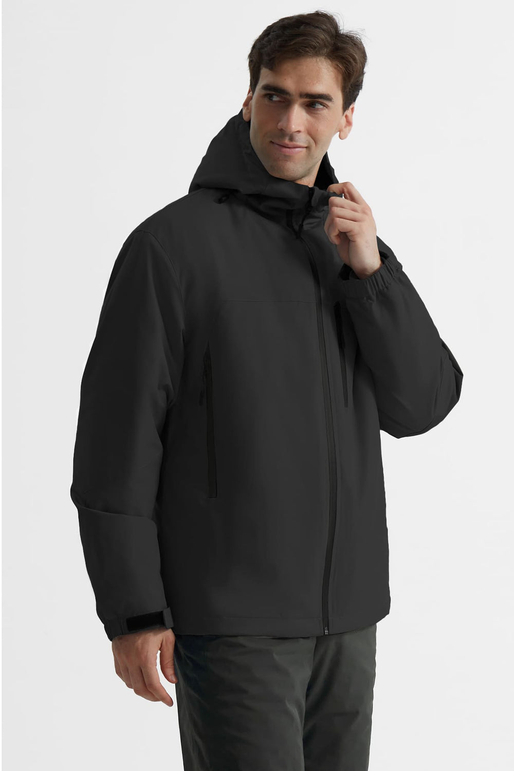 GEMYSE Men's Ski Jacket Warm Winter Snow Coat Waterproof Mountain Windbreaker Jacket for Snowboarding Hiking