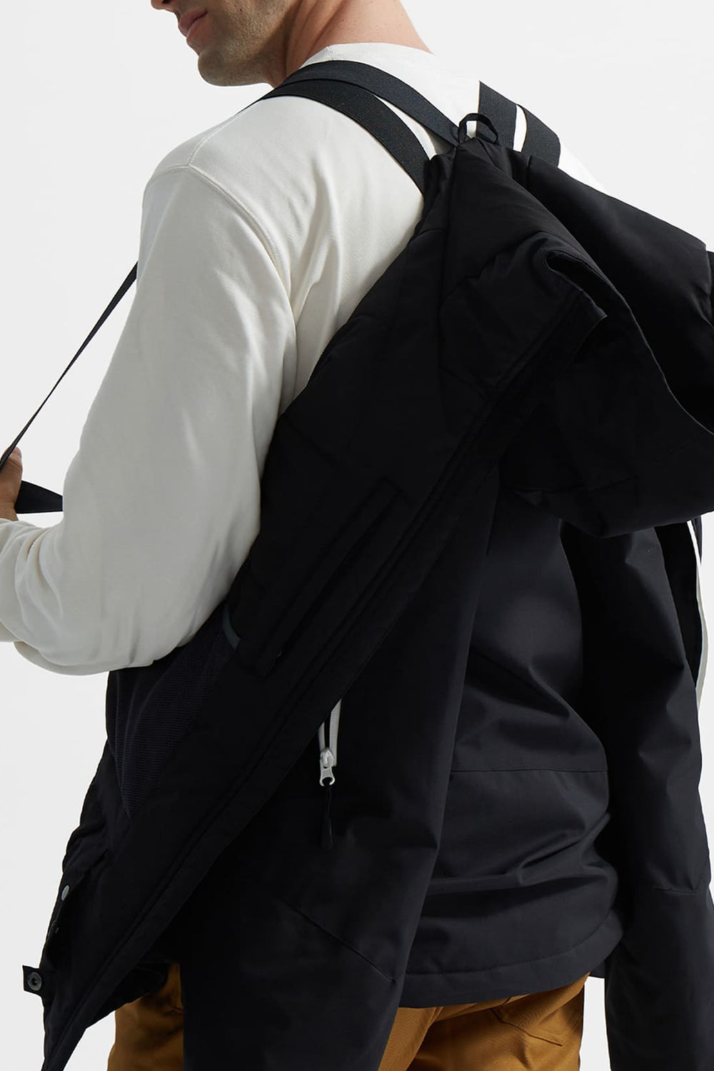 GEMYSE Men's Ski Jacket Warm Winter Snow Coat Waterproof Mountain Windbreaker Jacket for Snowboarding Hiking