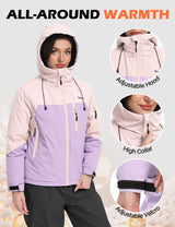 GEMYSE Women's Ski Jacket Warm Winter Snow Coat