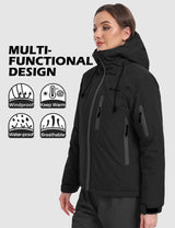 GEMYSE Women's Ski Jacket Warm Winter Snow Coat