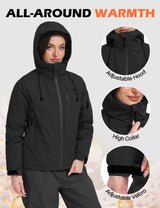GEMYSE Women's Ski Jacket Warm Winter Snow Coat