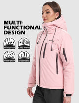 GEMYSE Women's Ski Jacket Warm Winter Snow Coat