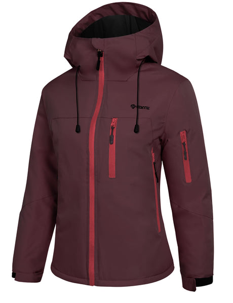 GEMYSE Women's Ski Jacket Warm Winter Snow Coat