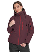 GEMYSE Women's Ski Jacket Warm Winter Snow Coat