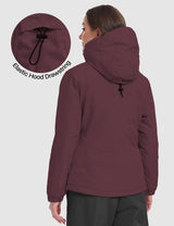 GEMYSE Women's Ski Jacket Warm Winter Snow Coat