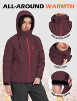 GEMYSE Women's Ski Jacket Warm Winter Snow Coat