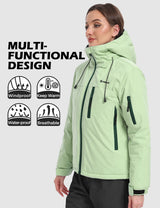GEMYSE Women's Ski Jacket Warm Winter Snow Coat