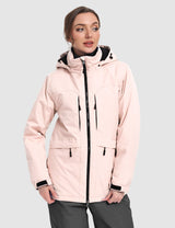 GEMYSE Women's Ski Jacket Waterproof Winter Snow Coat