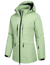 GEMYSE Women's Ski Jacket Waterproof Winter Snow Coat