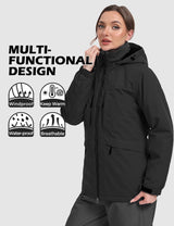 GEMYSE Women's Ski Jacket Waterproof Winter Snow Coat