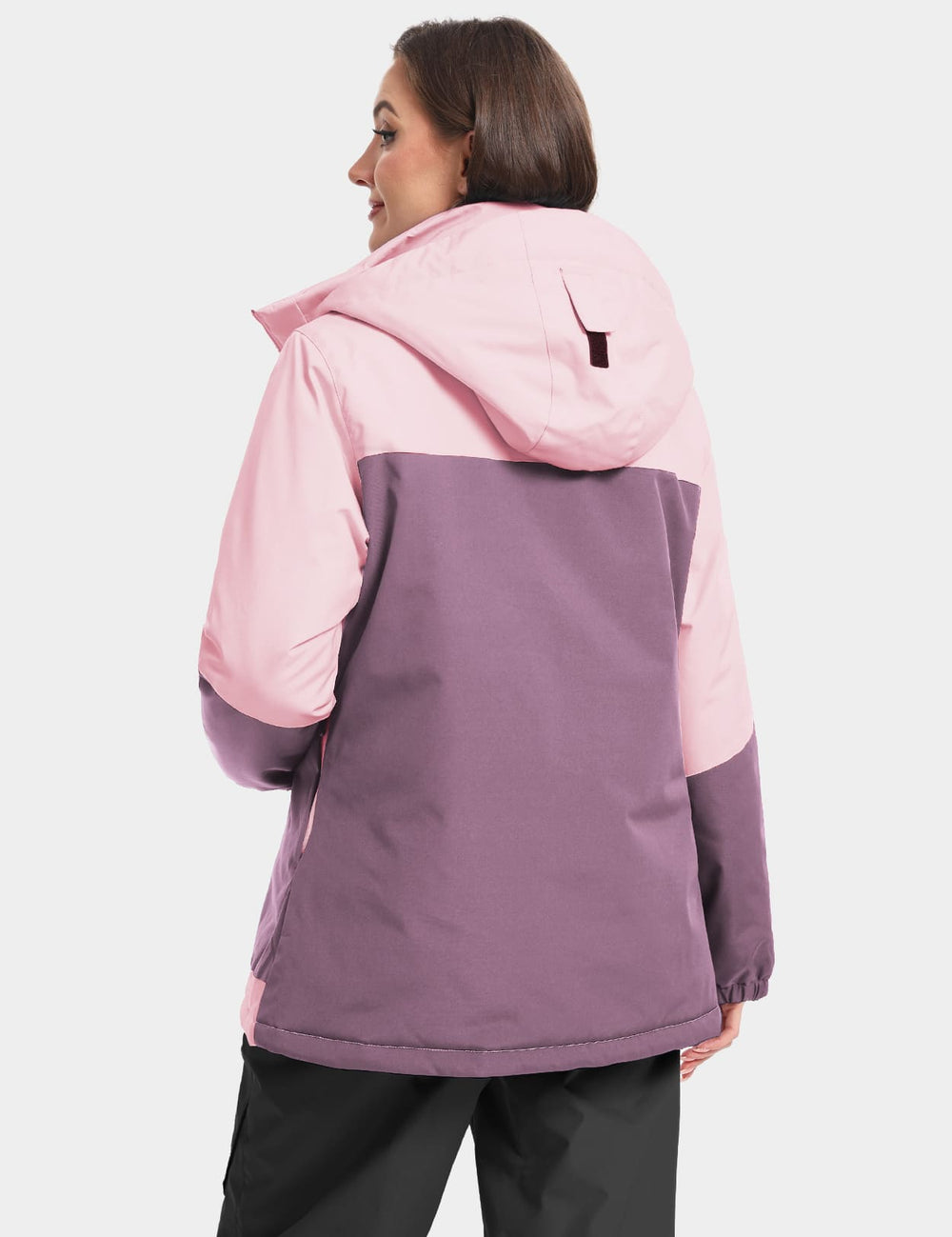 GEMYSE Women's Ski Jacket Waterproof Snow Jacket Windproof Warm Winter Coat Hooded Snowboarding Windbreaker