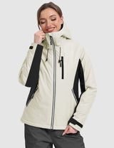 GEMYSE Women's Waterproof Winter Jacket Ski Snow Windproof