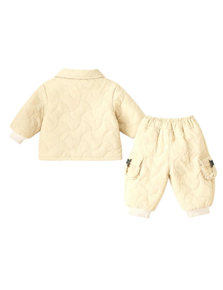 GEMYSE Toddler Clothes Sets 2-Piece: Coat + Pants Outfit for Baby Boys Girls, Fall Winter Toddler Girl Boy Clothing Set