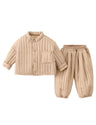 GEMYSE Toddler Clothes Sets 2-Piece: Coat + Pants Outfit for Baby Boys Girls, Fall Winter Toddler Girl Boy Clothing Set