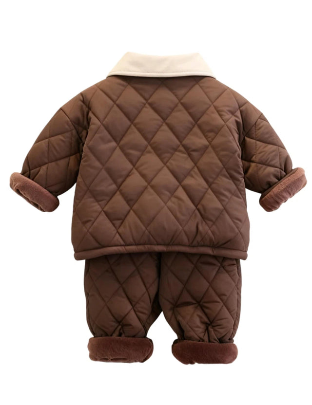 GEMYSE Toddler Clothes Sets 2-Piece: Coat + Pants Outfit for Baby Boys Girls, Fall Winter Toddler Girl Boy Clothing Set