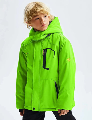 Boy's Fleece Ski Snow Jacket - GEMYSE