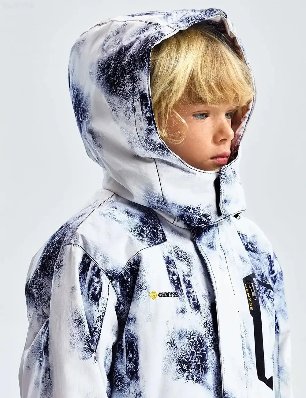 Warm ski jacket for boys