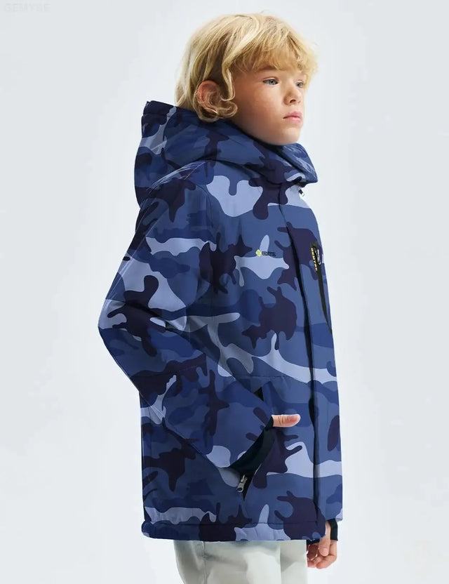 Gemyse Boy Waterproof Ski Snow Jacket