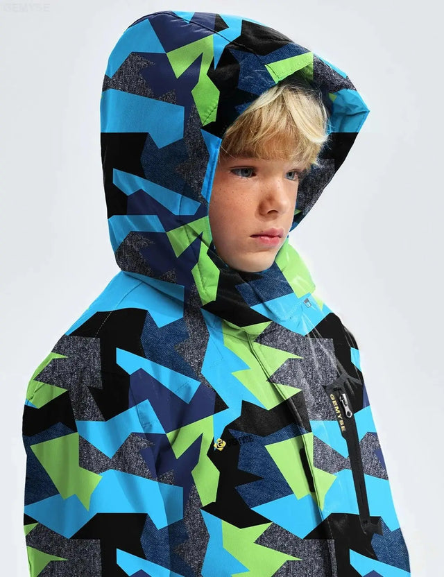 Gemyse Boy Waterproof Ski Snow Jacket