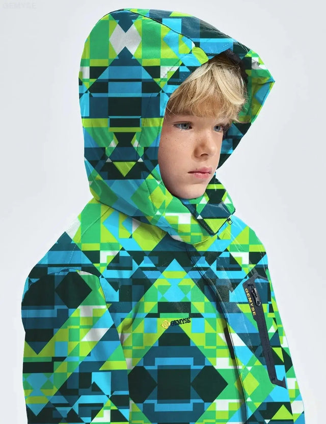 Gemyse Boy Waterproof Ski Snow Jacket