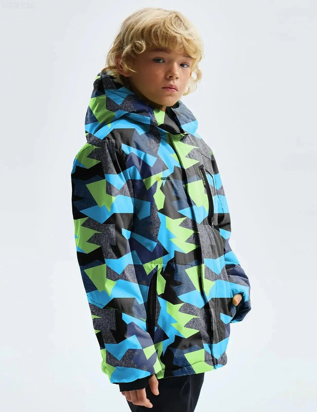 Gemyse Boy Waterproof Ski Snow Jacket