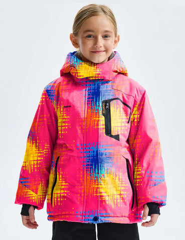 Girl's Hooded Snowboard Jacket - GEMYSE