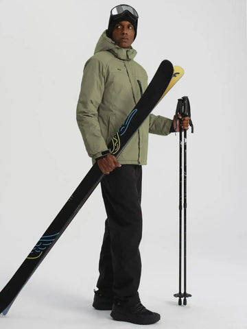 Men's Winter Hooded Ski Jacket - GEMYSE