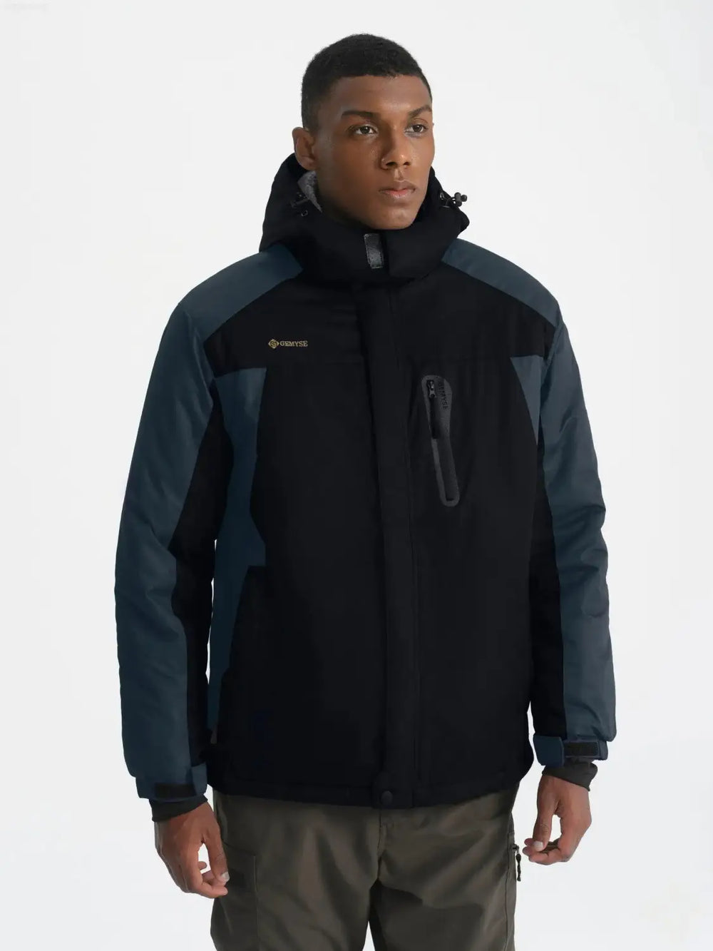 Black Insulated Ski Jacket