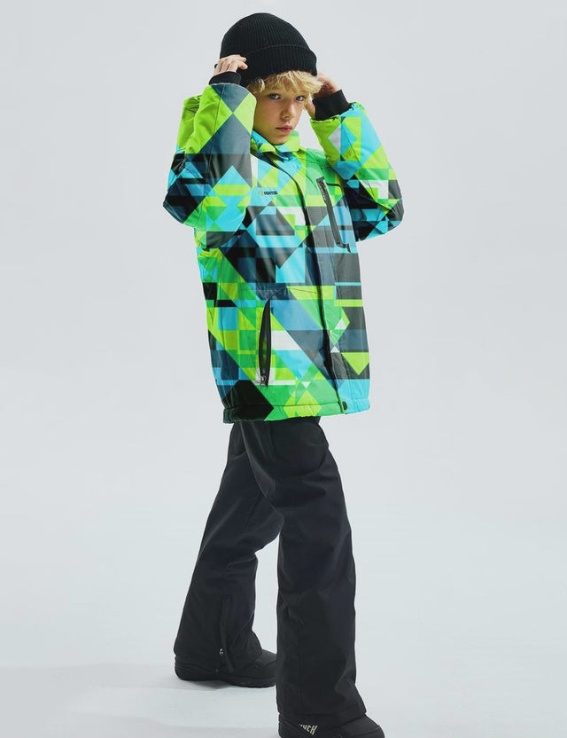 Gemyse Boy Waterproof Ski Snow Jacket