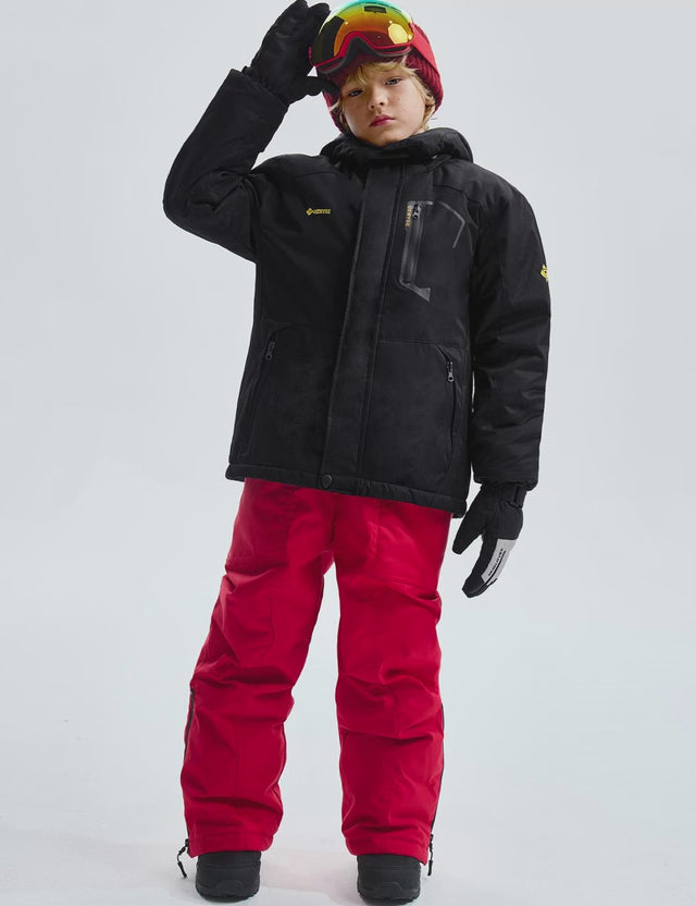 Fleece-Ski-Schneejacke für Jungen