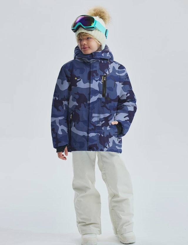 Gemyse Boy Waterproof Ski Snow Jacket