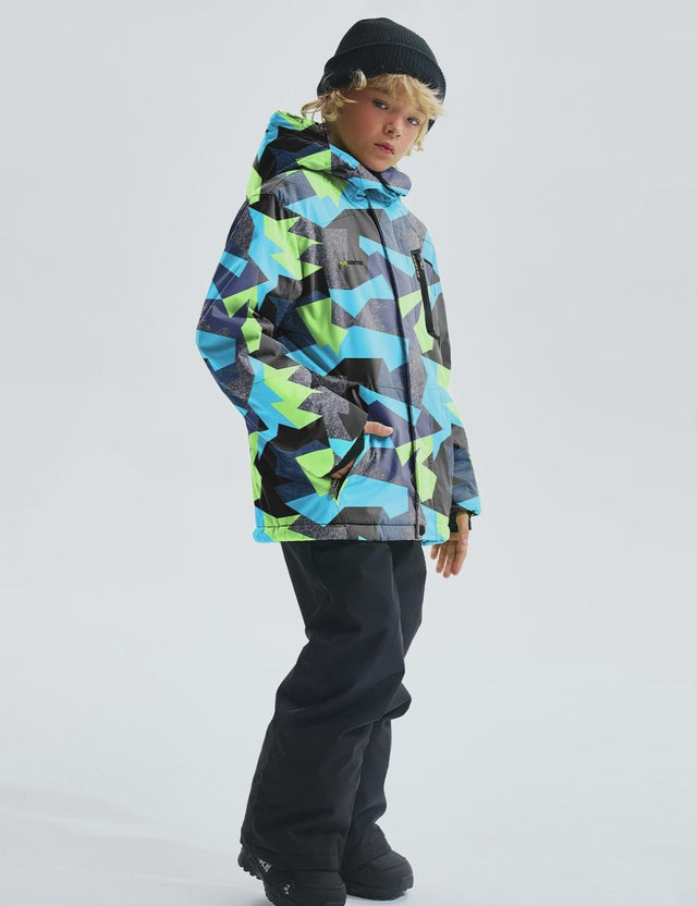 Gemyse Boy Waterproof Ski Snow Jacket