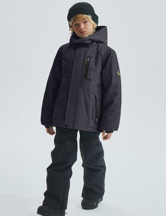 Fleece-Ski-Schneejacke für Jungen