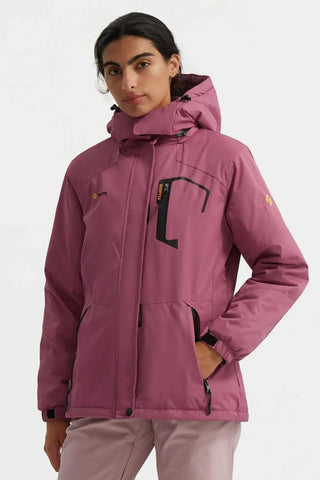 Wasserdichte Jacke mit Kapuze für Damen - GEMYSE